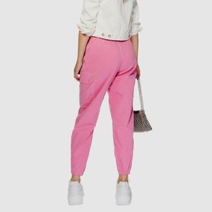 topshop pink cargo pants